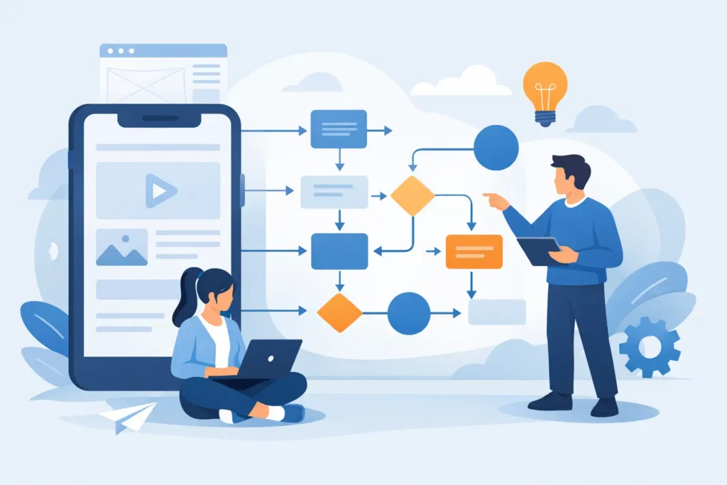 User Flow Mapping for App MVPs