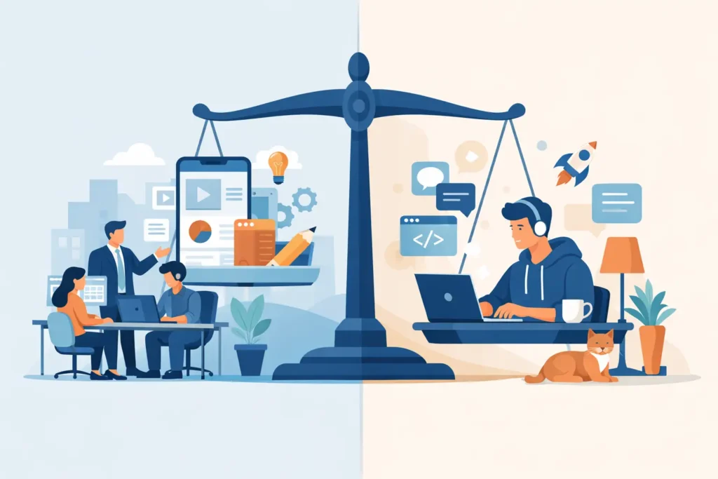Agency vs Freelancer App Build: What Wins?