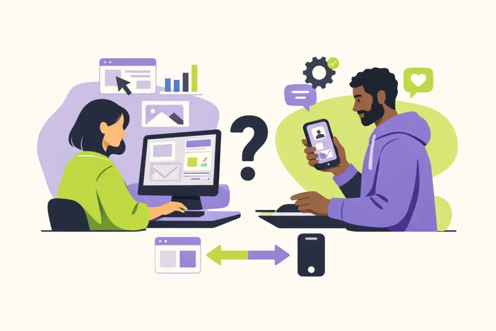 Web App or Mobile App First?